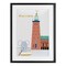 Stupell Industries Elephant in Stockholm Boat Framed Print Under Glass, design by Carla Daly